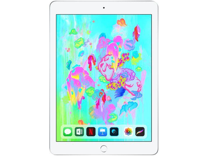 iPad 9,7” 6ª Geração Apple Wi-Fi 128GB - Prateado - Apple iPad